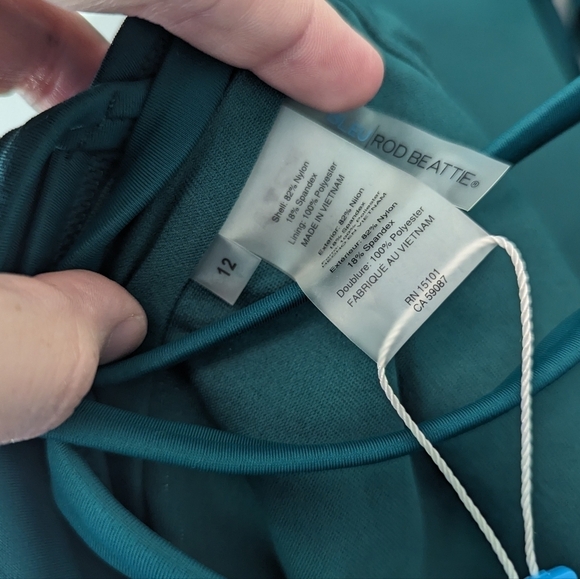 Bleu Rod Beattie Ruffle Halter One Piece Swim Suit - Picture 11 of 11